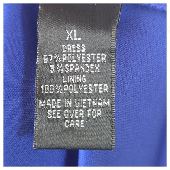 IZ Byer NWT Floral Hi Low Dress Size XL Faux Wrap Ruffle - Picture 8 of 10